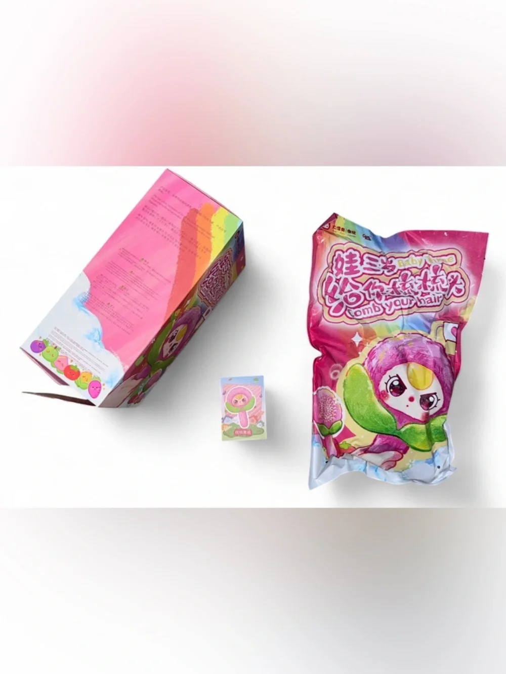 Baby Three Comb My Hair Series – Opened Box and Bag Confirmed Peach Character